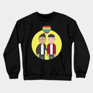 LGBT Couples Design - LGBT Crewneck Sweatshirt